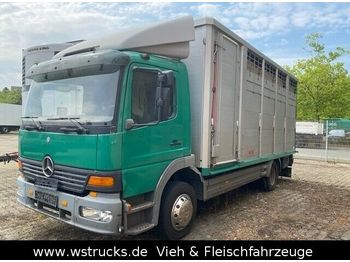 Для перевезення худоби вантажівка Mercedes-Benz Atego 1228 L KABA Doppelstock Vollalu: фото 1