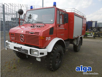 Вантажівка Mercedes-Benz U 1300 L, Feuerwehr, Tankfzg.!: фото 1