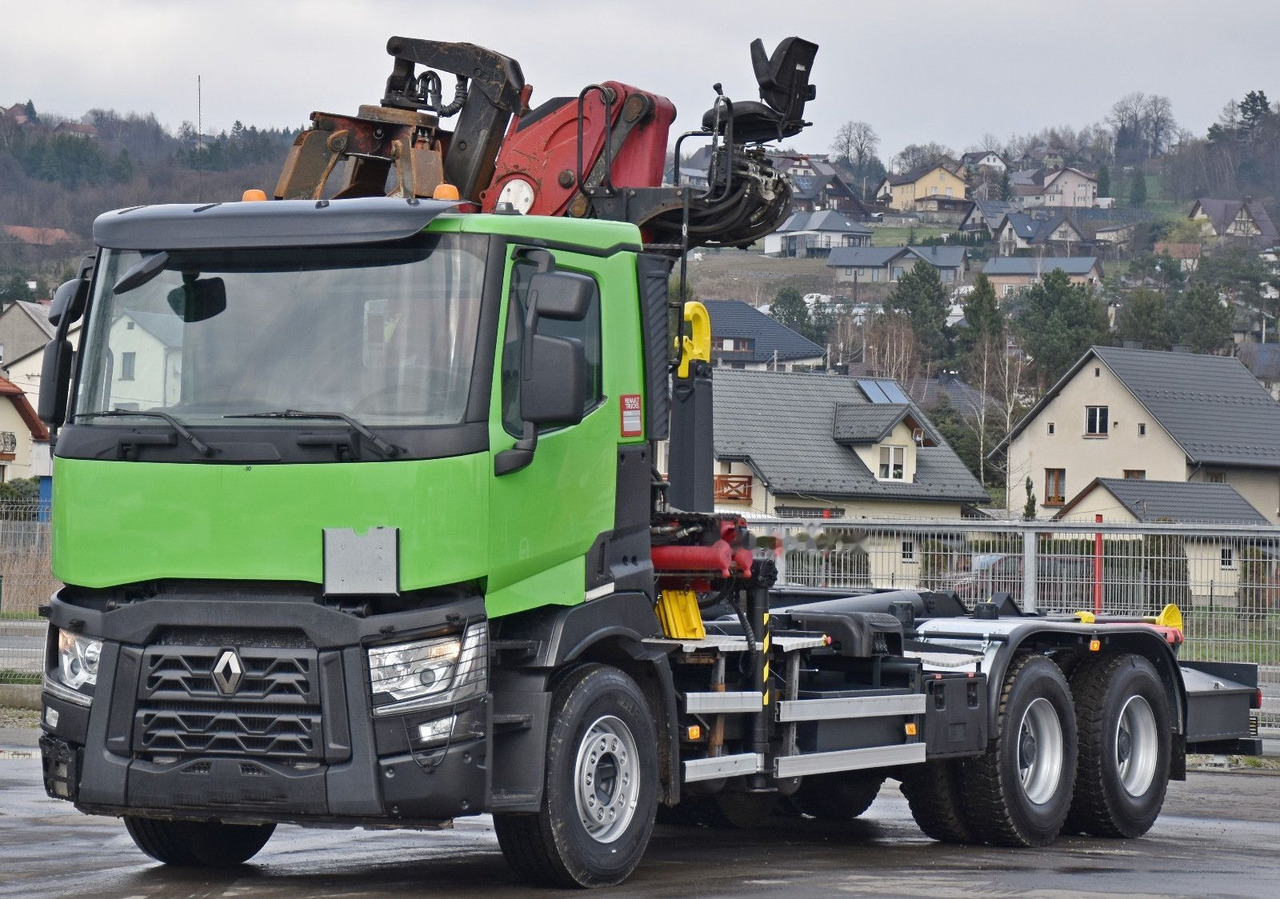 Гаковий мультиліфт вантажівка, Вантажівка з маніпулятором Renault C430: фото 4