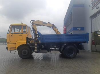 Самоскид вантажівка DAF 1800 1800 tipper with crane 4x4