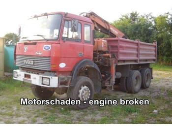 Самоскид вантажівка Iveco Magirus 260 34 AHW 6x6 260 34 AHW 6x6 mit Kran Atlas AK 80.1 2