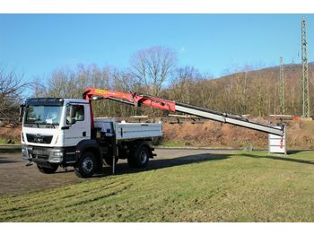 Самоскид вантажівка MAN TGM 18.320 4x4 / Palfinger PK 11001