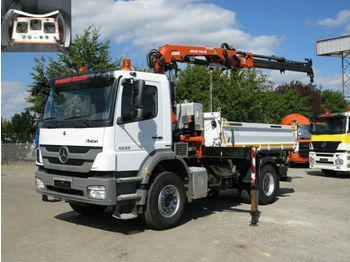 Самоскид вантажівка Mercedes-Benz Axor 1833 K 2-Achs Kipper Kran Funk, nur 112TKM