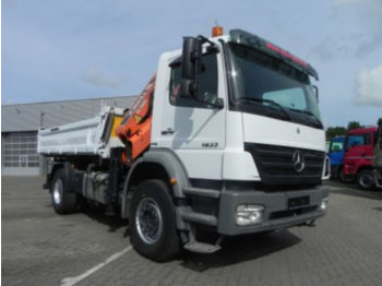 Самоскид вантажівка Mercedes-Benz Axor 1833 K 2-Achs Kipper Kran Greiferst.