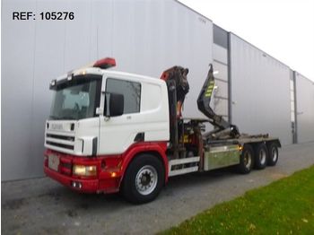 Гаковий мультиліфт вантажівка Scania 124.400 8X4 HOOK WITH PALFINGER PK21000C: фото 1