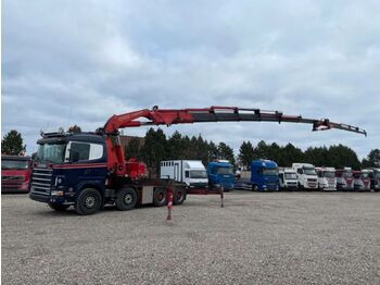 Вантажівка з маніпулятором, Тягач Scania 164/480 8x4 Fassi F900XP.26 Flyjib / WINCH: фото 1