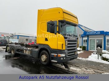 Контейнеровоз/ Змінний кузов вантажівка Scania R420 6x2 Wechselfahrgestell Liftachse  Euro V: фото 1