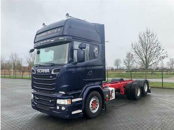 Вантажівка шасі Scania R580 V8 6X2 TOPLINE RETARDER HUBREDUCTION EURO 6: фото 1