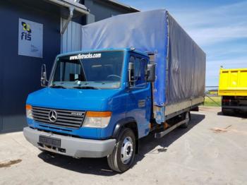 Тентована вантажівка Mercedes Benz VARIO 814D stake body + taurpaulin
