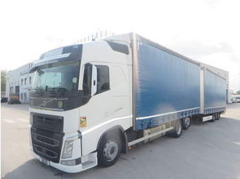 Volvo FH460 6x2 tandem jumbo 7.3+8.2m  - Тентована вантажівка