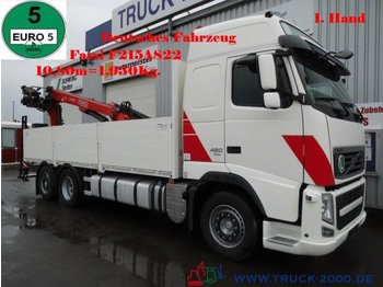 Бортова вантажівка/ Платформа Volvo FH13-420 Fassi 22T/M 11m=2t.*1.Hand DeutscherLKW: фото 1
