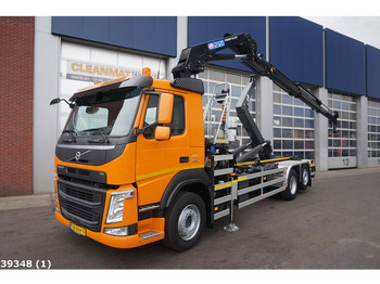 Volvo FM 410 HMF 23 ton/meter laadkraan - Гаковий мультиліфт вантажівка, Вантажівка з маніпулятором: фото 1