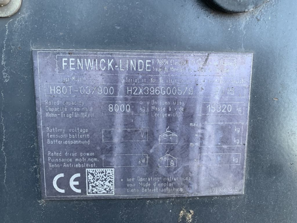 Газовий навантажувач Linde H80T-03/900: фото 4