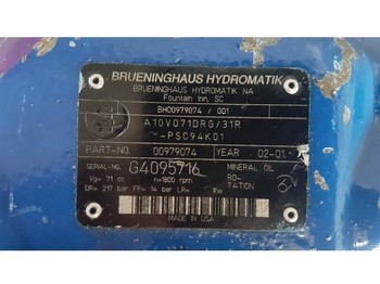 Гідравліка Brueninghaus Hydromatik A10VO71DRG/31R - Load sensing pump: фото 4