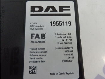 Блок управління в категорії Вантажівки DAF CDS4 FAB control unit: фото 3