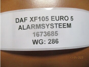 Електрична система в категорії Вантажівки DAF XF 1673685 ALARMSYSTEEM EURO 5: фото 2