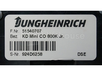 Приладова панель в категорії Вантажно-розвантажувальна техніка Jungheinrich 51540707 Display KD mini Co 800K Jr. sn. 924D6258: фото 3