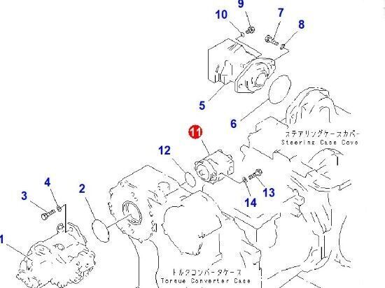 Трансмісія в категорії Бульдозери Komatsu D65 EX12: фото 4