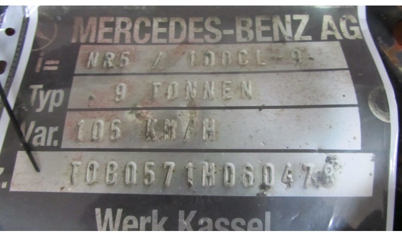Маточина Mercedes-Benz As onderdelen 9 Tonnen: фото 3