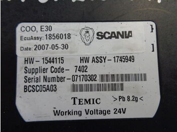 Блок управління в категорії Вантажівки Scania ECU DC9 1858310, coordinator 1856018, ignition with key 1421785: фото 4