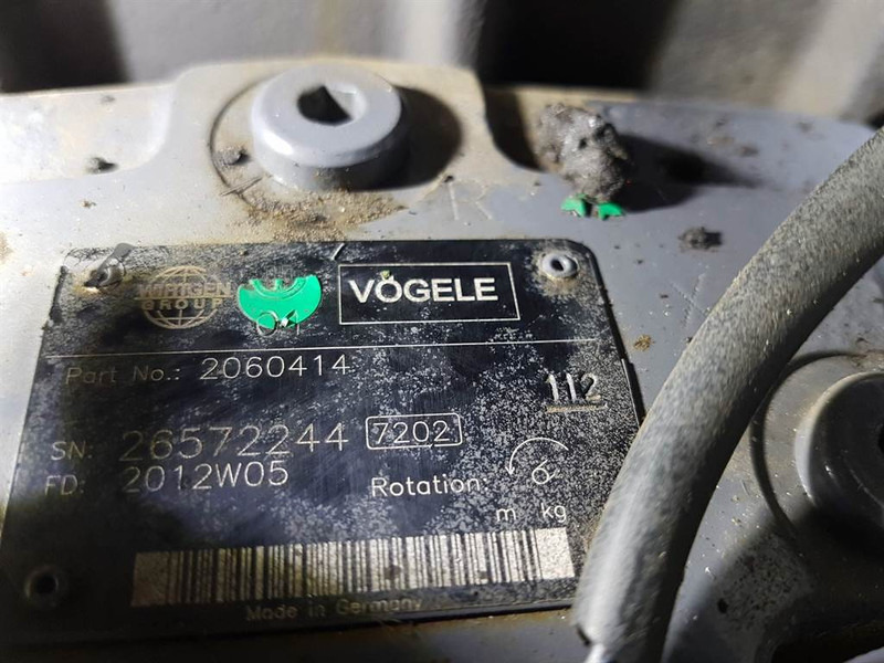 Гідравліка Vögele 2060414 (A10VG45+A10VG28) - Drive pump/Fahrpumpe/R: фото 7