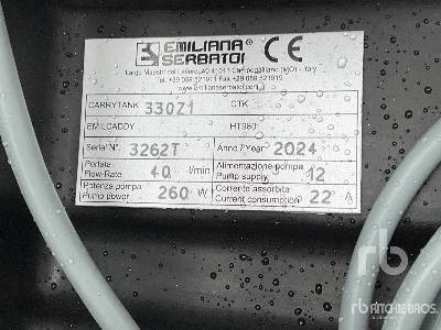Новий Резервуар для зберігання EMILIANA SERBATOI CARRYTANK 330Z1 330L Portable Poly (Unused): фото 5