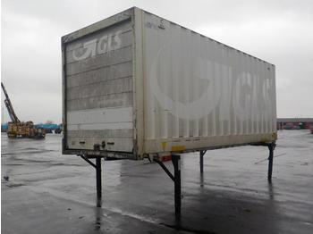 Кузов - фургон Kerex 7.45m Steel Swap Box, Roll Door: фото 1