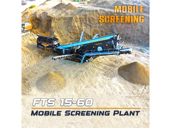 FABO FTS 15-60 MOBILE SCREENING PLANT 500-600 TPH | Ready in Stock - Мобільна дробарка: фото 1