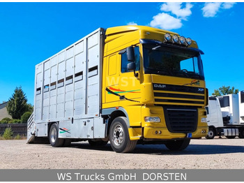 DAF XF 410 SC Menke Doppelstock  - Для перевезення худоби вантажівка: фото 1
