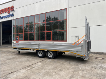 Новий Низькорамна платформа причіп Для транспортування важкої техніки Möslein TTT 11- 7,28  Neuer Tandemtieflader, 7,28 m Ladefläche: фото 5