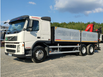 Бортова вантажівка/ Платформа, Вантажівка з маніпулятором Volvo FM 440 6x4 HDS FASSI F170 Składany w Literę Z: фото 2