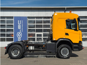Тягач Scania G450 XT 4x4 Euro 6 SZM Kipphydraulik Blatt/ Luft: фото 2