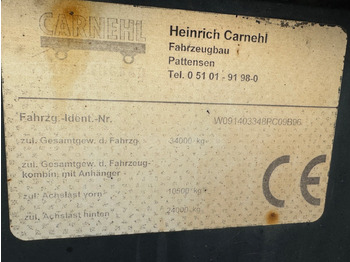 Напівпричіп Carnehl CHKS/HH CHKS/HH, Liftachse, Stahlmulde ca. 24m³: фото 3