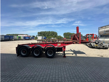 Контейнеровоз/ Змінний кузов напівпричіп Van Hool 3 AXLE 20FT TIPPING-CHASSIS, BPW + disc, liftaxle, steering axle, BROKEN HYVA-CYLINDER: фото 3
