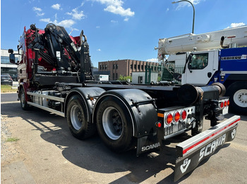 Гаковий мультиліфт вантажівка, Вантажівка з маніпулятором Scania R580 6X2 V8 HOOKLIFT + CRANE HIAB 211 E-4 HIPRO - ROTATOR - RETARDER - ALCOA ALU - RADIO - NL TRUCK: фото 5