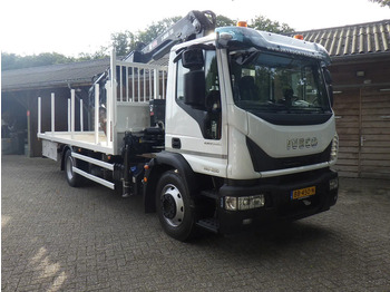 Вантажівка з маніпулятором Iveco EuroCargo 140 250 / 6 cilinder / Manual / Bladgeveerd / Hiab X-HIDUO 158 / Radiografisch / Drilling / Winch: фото 2