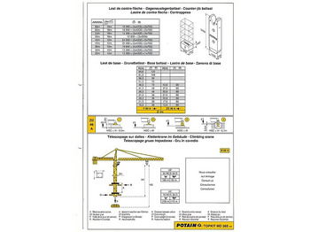 Баштовий кран Potain MD 265: фото 5 Баштовий кран Potain MD 265: фото 5