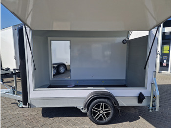 Торговий причіп Cargo Roadster 300 300x150x184cm Sandwich weiß Poly black Seitenklappe &Tür Alufelgen 1300kg Pullman: фото 3 Торговий причіп Cargo Roadster 300 300x150x184cm Sandwich weiß Poly black Seitenklappe &Tür Alufelgen 1300kg Pullman: фото 3