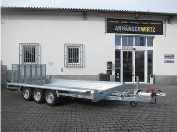 Причіп для перевезення спецтехніки HULCO TERRAX Aluboden 394x188x27cm Heckrampe 100cm Tridem (XL) 3500kg: фото 4 Причіп для перевезення спецтехніки HULCO TERRAX Aluboden 394x188x27cm Heckrampe 100cm Tridem (XL) 3500kg: фото 4