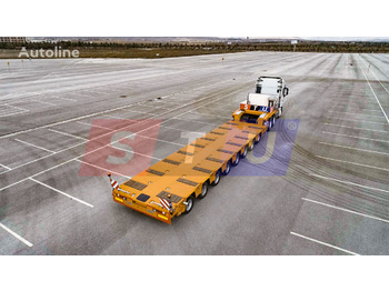 Новий Низькорамна платформа напівпричіп STU 8 AXLE LOWBED- HYDRAULIC STEERING AXLES / 8 ESSİEUX SURBAISSES-E: фото 2