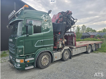 Вантажівка з маніпулятором SCANIA