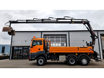 Самоскид вантажівка, Вантажівка з маніпулятором MAN TGS 28.360 6x4-4 HIAB 144E-4 Kran Euro5: фото 2