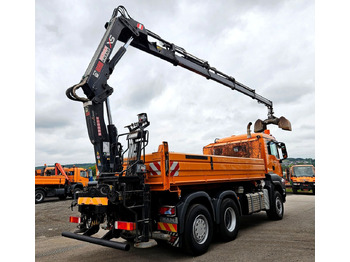 Самоскид вантажівка, Вантажівка з маніпулятором MAN TGS 28.360 6x4-4 HIAB 144E-4 Kran Euro5: фото 4