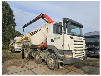 Самоскид вантажівка, Вантажівка з маніпулятором Scania R420 8x4 Tipper Crane Palfinger 23500: фото 5