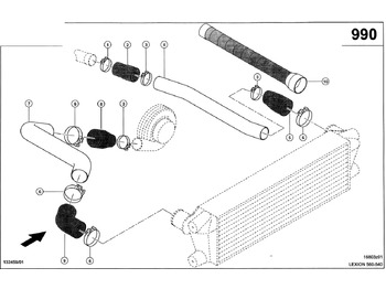 Впускна труба CLAAS