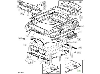 Кабіна й інтер'єр JOHN DEERE
