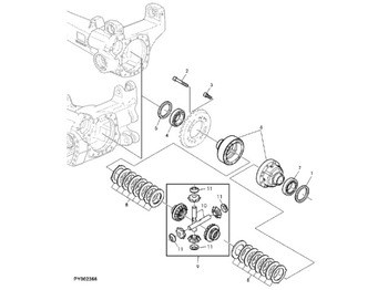 Гальмівни диск JOHN DEERE