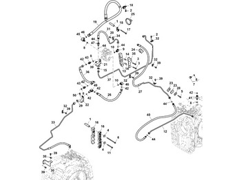 Гальмівний шланг/ Трубопровід JOHN DEERE