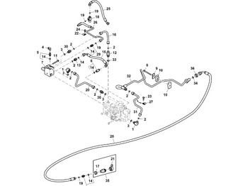 Гальмівний шланг/ Трубопровід JOHN DEERE