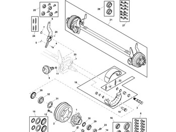 Деталі гальмівної системи JOHN DEERE